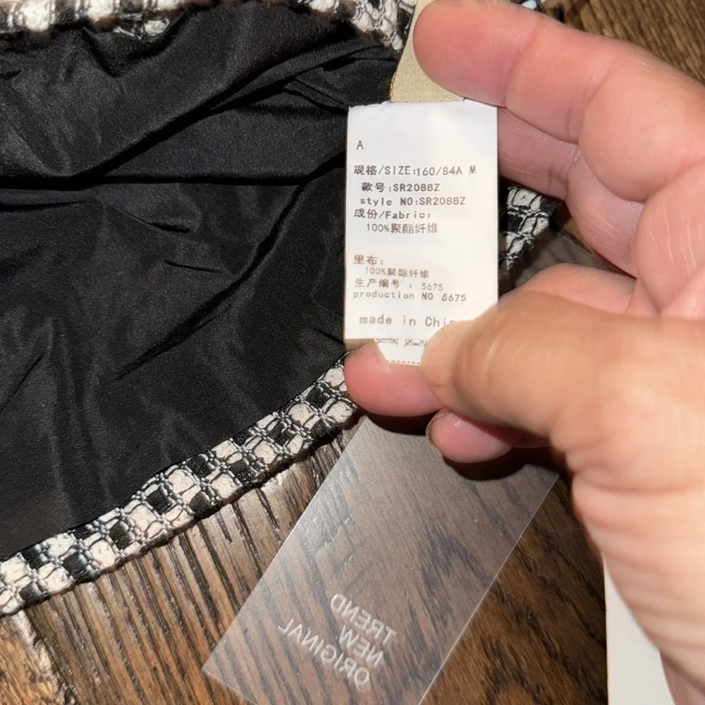Jane Diffuse Maiiol Houndstooth Tweed Crop Jacket - Picture 4 of 6